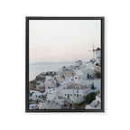 Santorini Sunset Bliss #1 #wall #art #society6 Framed Canvas Print Gallery Image 6