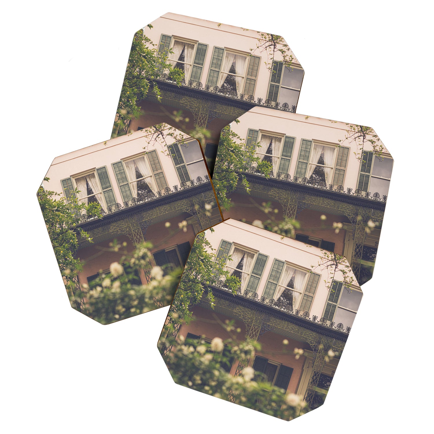 Afternoon in the Garden District x New Orleans Photography Coaster Gallery Image 1