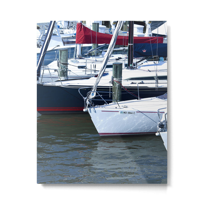 Annapolis Harbor X Nautical Art Metal Print Gallery Image 1