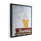 Austin Texas Photography x Sandy's Austin Texas Vintage Sign Print Framed Canvas Print Gallery Image 2