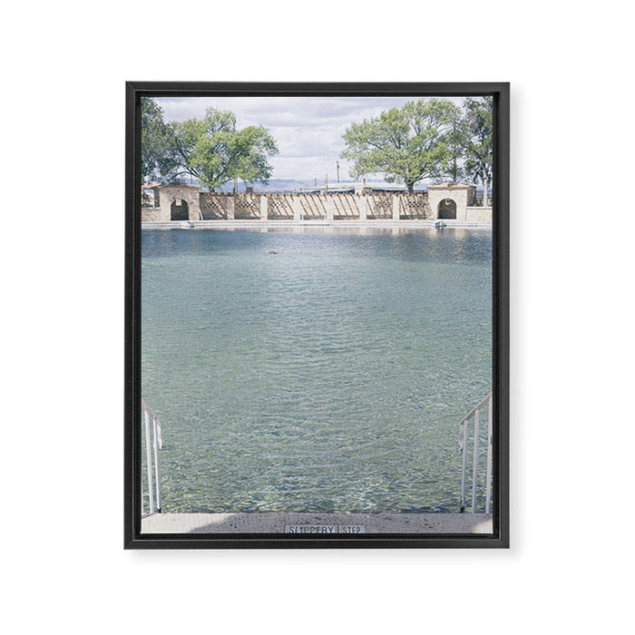 Balmorhea State Park Print x West Texas Photography Framed Canvas Print Gallery Image 1