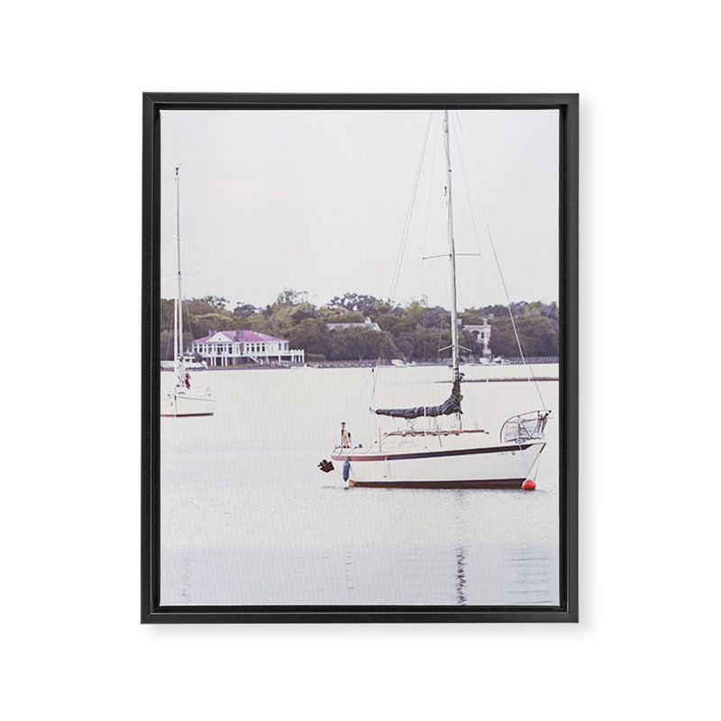 Beaufort Sailboat x Beaufort South Carolina Photography Framed Canvas Print Gallery Image 6