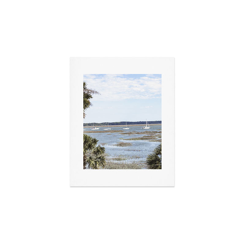 Beaufort South Carolina Sailboats Photography Art Print Gallery Image 1