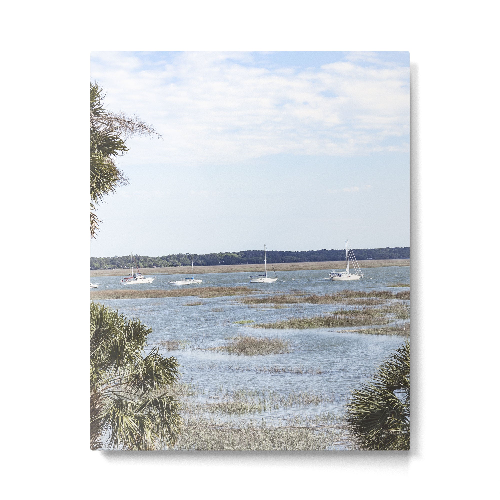 Beaufort South Carolina Sailboats Photography Metal Print Gallery Image 4