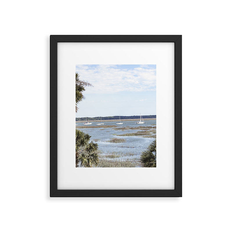 Beaufort South Carolina Sailboats Photography Framed Art Print Gallery Image 5