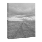 Black and White Montana Landscape Photography | Storm Clouds Photography | Prairie Photography | Western Landscape Canvas Print Gallery Image 6