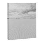Black and white sand dunes dramatic clouds x Monohan State Park Texas Canvas Print Gallery Image 6