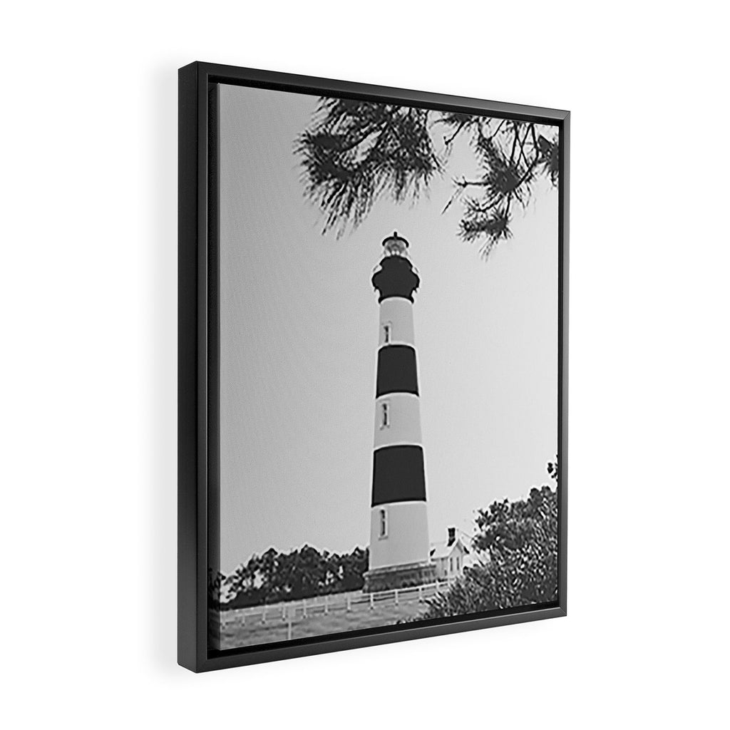 Bodie Island Lighthouse x Outer Banks Framed Canvas Print Gallery Image 2