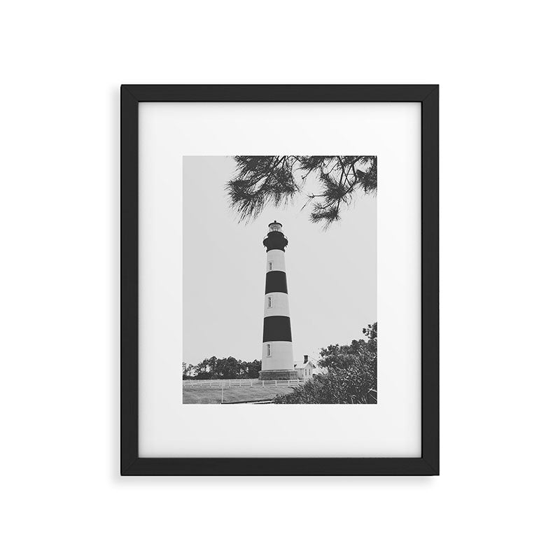 Bodie Island Lighthouse x Outer Banks Framed Art Print Gallery Image 4