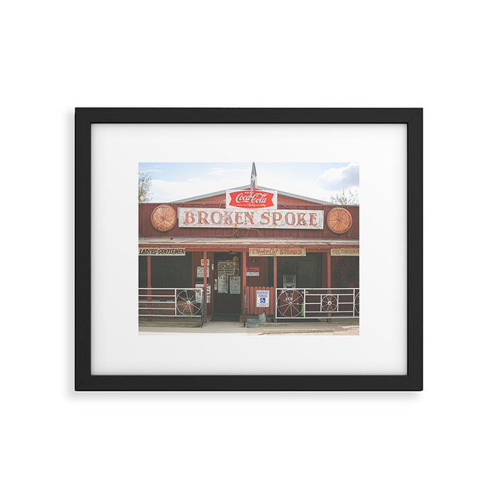 Broken Spoke Austin Texas Framed Art Print Gallery Image 1