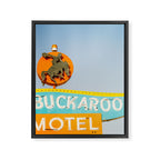 Buckaroo Motel Vintage Sign x Route 66 new Mexico Framed Canvas Print Gallery Image 6