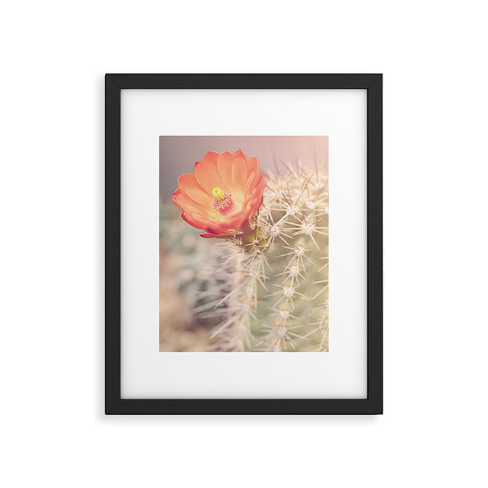 Cactus Bloom x West Texas Photography Framed Art Print Gallery Image 1