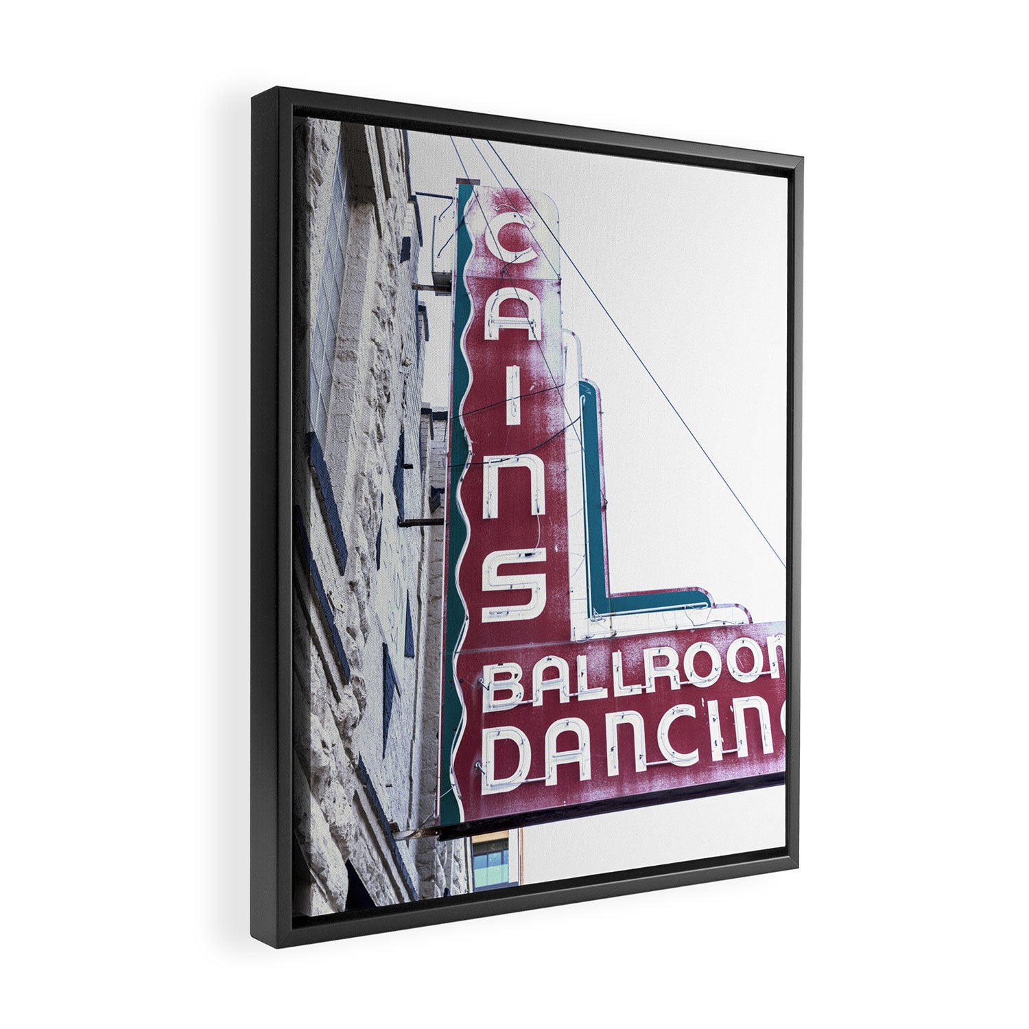 Cain's Ballroom Dancing Tulsa Oklahoma Photography Framed Canvas Print Gallery Image 2