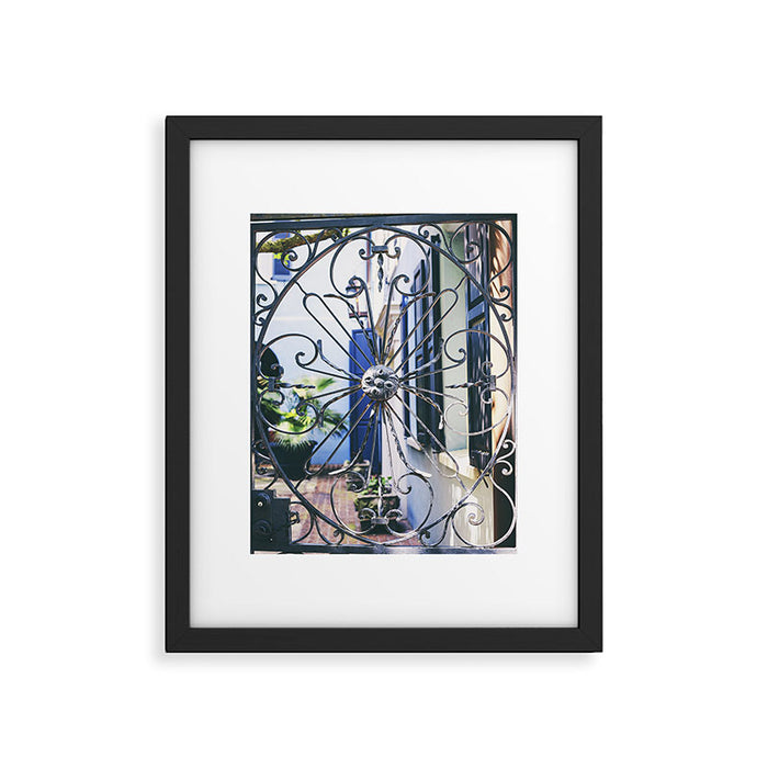 Charleston Courtyard Photography Framed Art Print Gallery Image 1