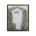 Charleston South Carolina Photography x Charleston Courtyard Roses Framed Canvas Print Gallery Image 6