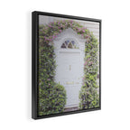 Charleston South Carolina Photography x Charleston Courtyard Roses Framed Canvas Print Gallery Image 2
