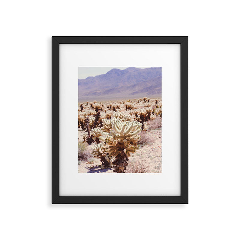 Chollo Cactus Garden - Joshua Tree Framed Art Print Gallery Image 5
