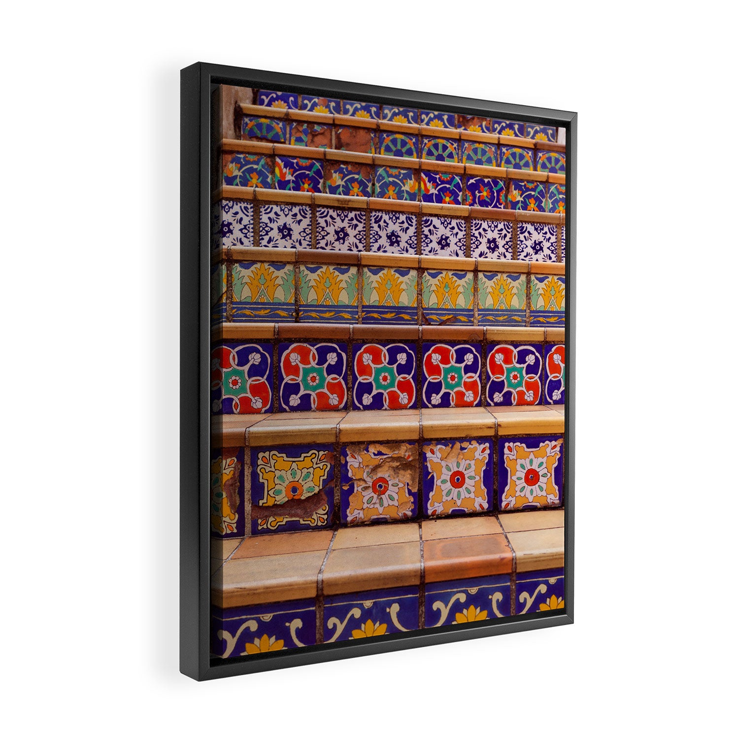 Colors of San Antonio Framed Canvas Print Gallery Image 2