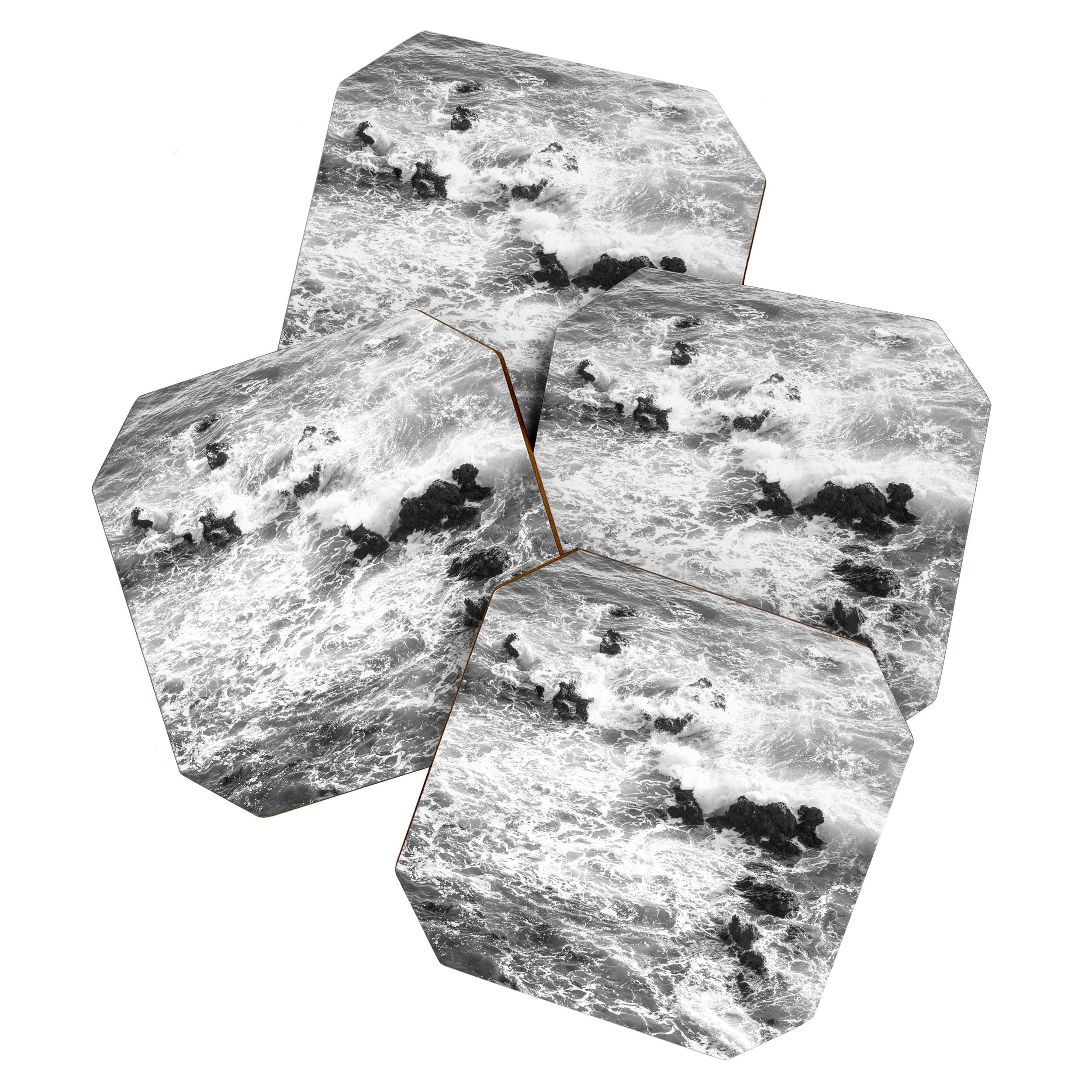 Crashing Waves x Palos Verdes Los Angeles Photography Coaster Gallery Image 1