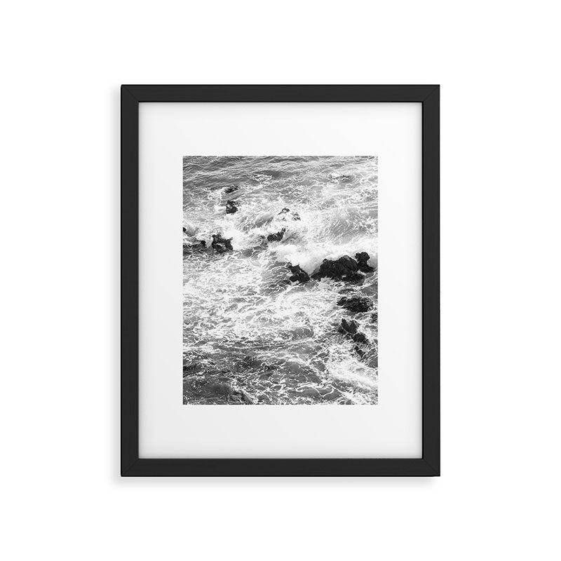 Crashing Waves x Palos Verdes Los Angeles Photography Framed Art Print Gallery Image 5