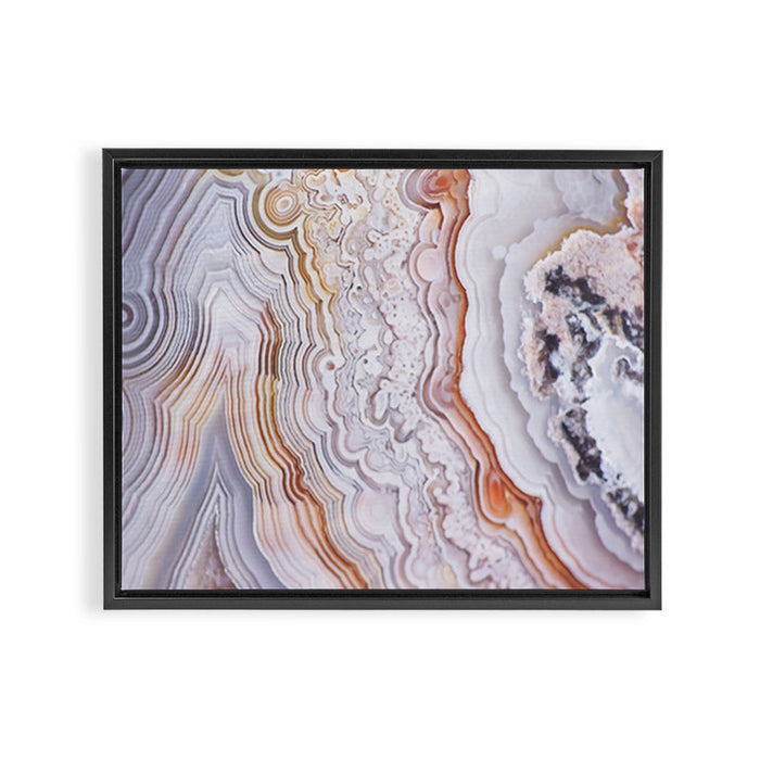 Crazy lace agate Framed Canvas Print Gallery Image 1