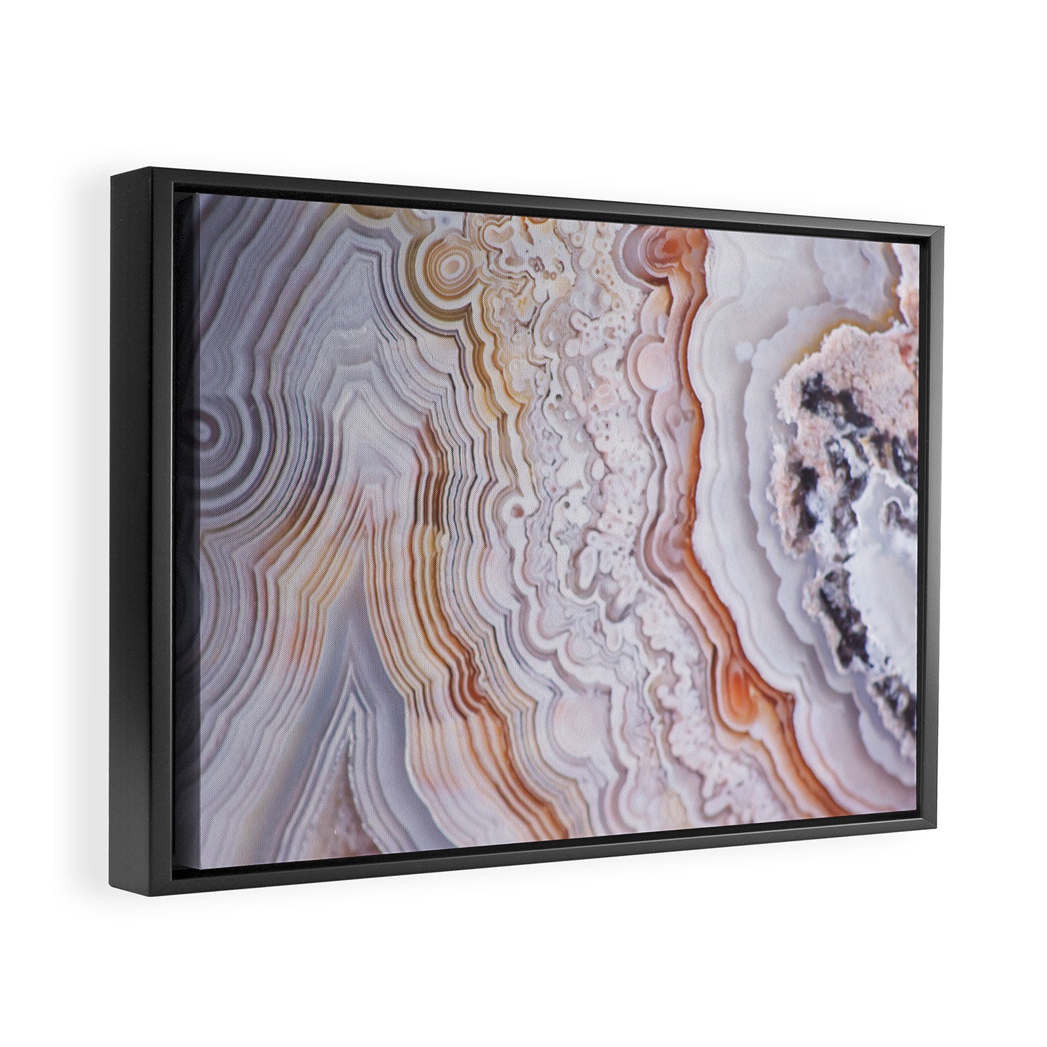 Crazy lace agate Framed Canvas Print Gallery Image 2