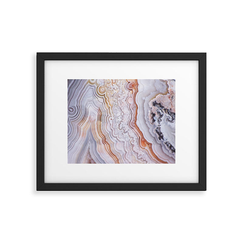 Crazy lace agate Framed Art Print Gallery Image 5