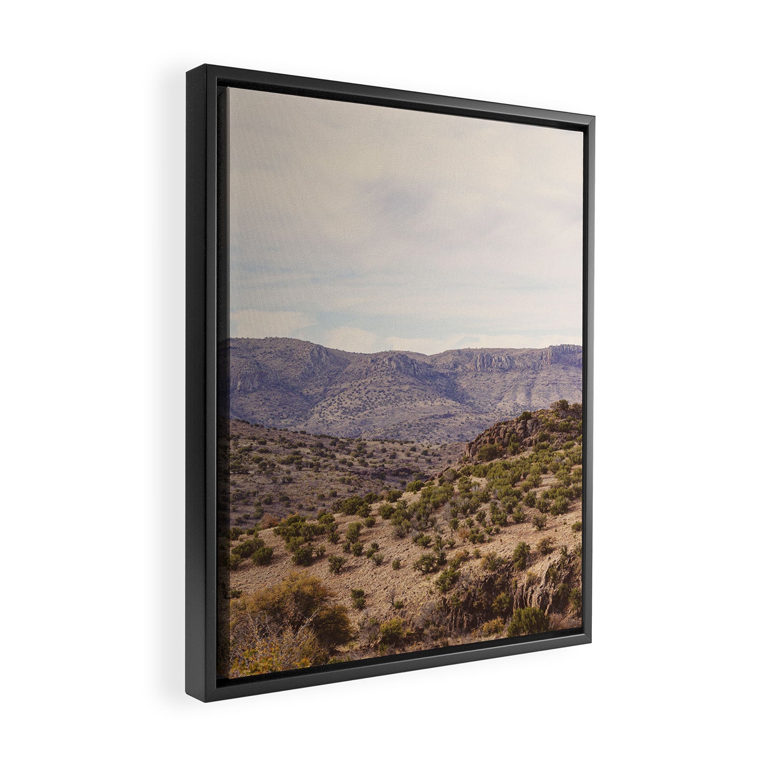 Davis Mountains Vista West Texas Photography Framed Canvas Print Gallery Image 2