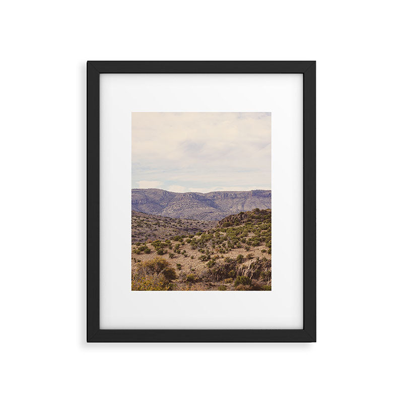 Davis Mountains Vista West Texas Photography Framed Art Print Gallery Image 5