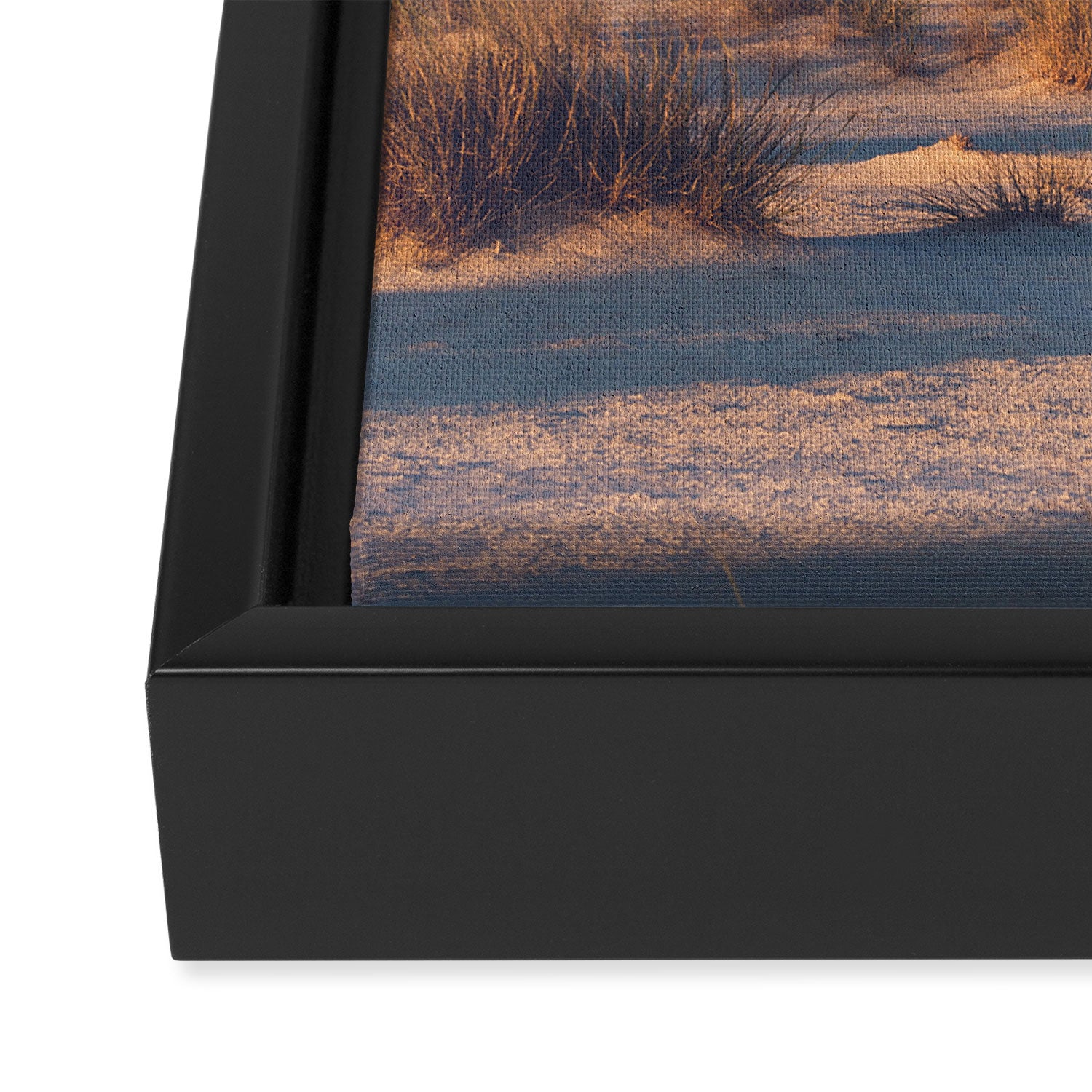 Desert Sunset Framed Canvas Print Gallery Image 3