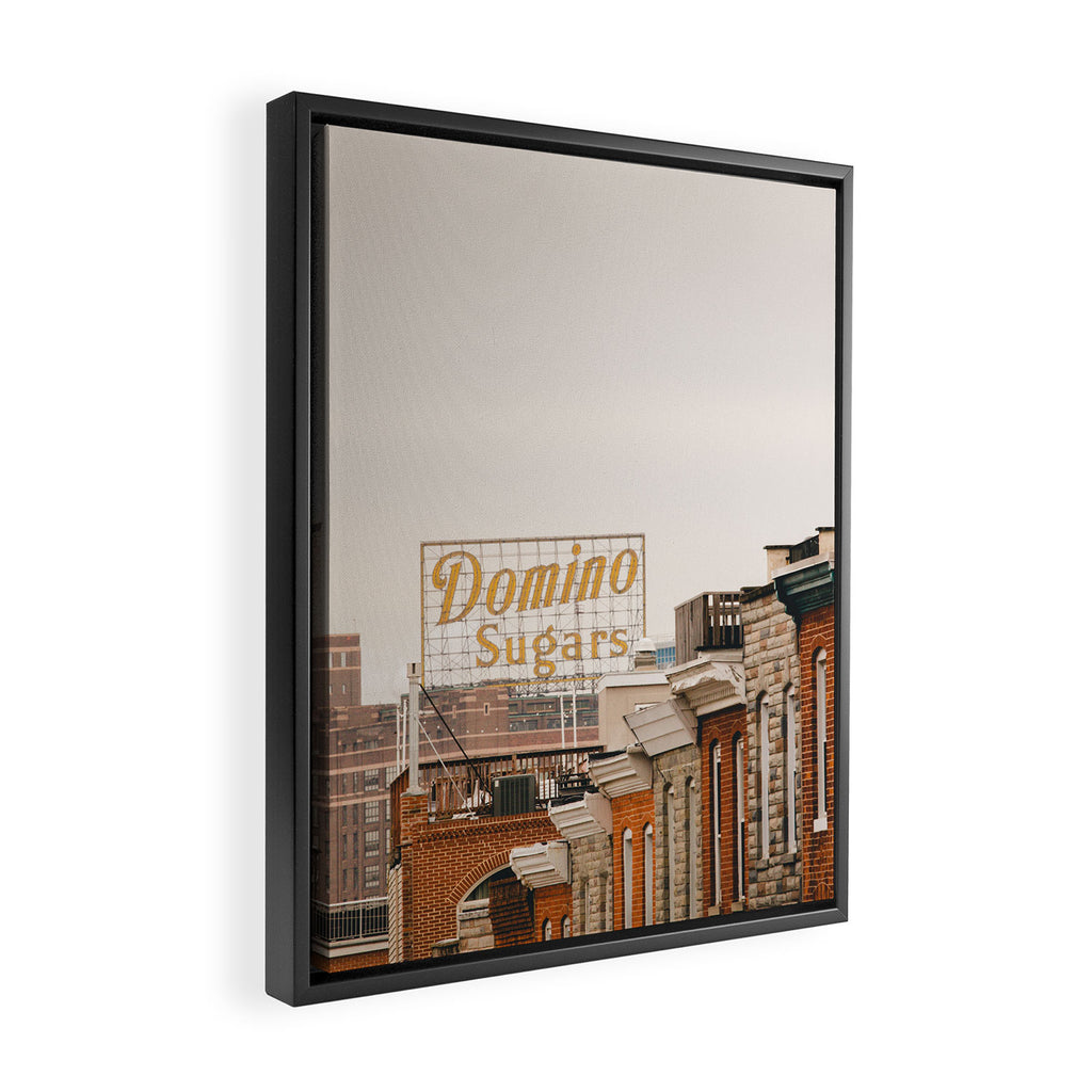 Domino Sugar - Baltimore Framed Canvas Print Gallery Image 2