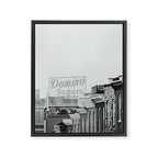 Domino Sugars Building Black and White Baltimore Photograph Framed Canvas Print Gallery Image 6