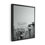 Domino Sugars Building Black and White Baltimore Photograph Framed Canvas Print Gallery Image 2