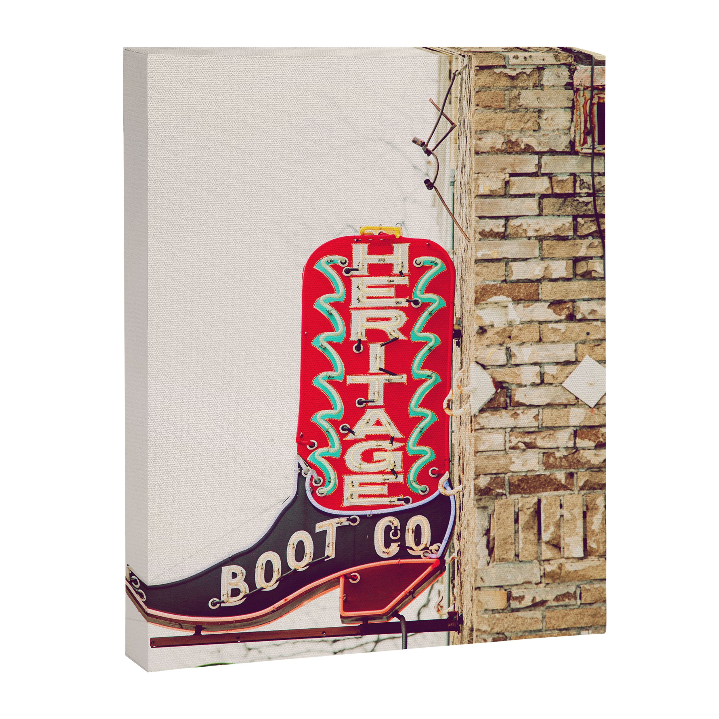 Downtown Austin Texas Neon Canvas Print Gallery Image 6