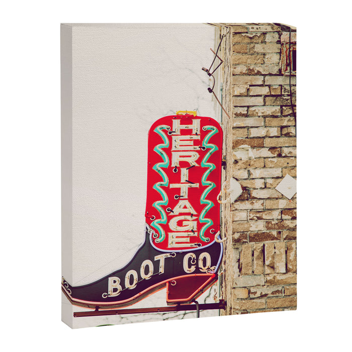 Downtown Austin Texas Neon Canvas Print Gallery Image 1