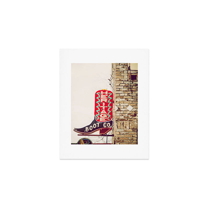 Downtown Austin Texas Neon Art Print Gallery Image 1