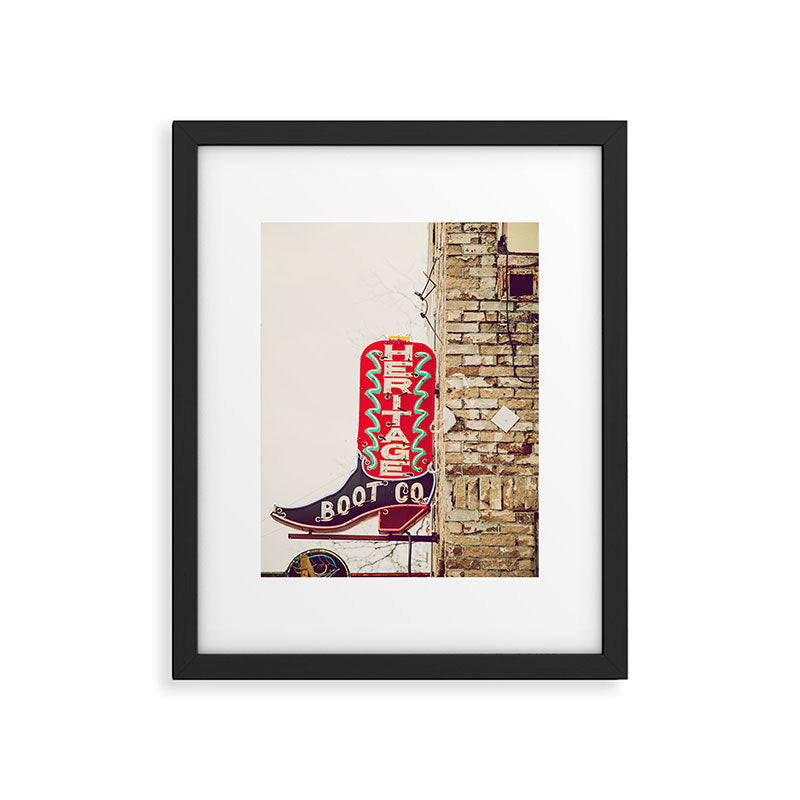 Downtown Austin Texas Neon Framed Art Print Gallery Image 5