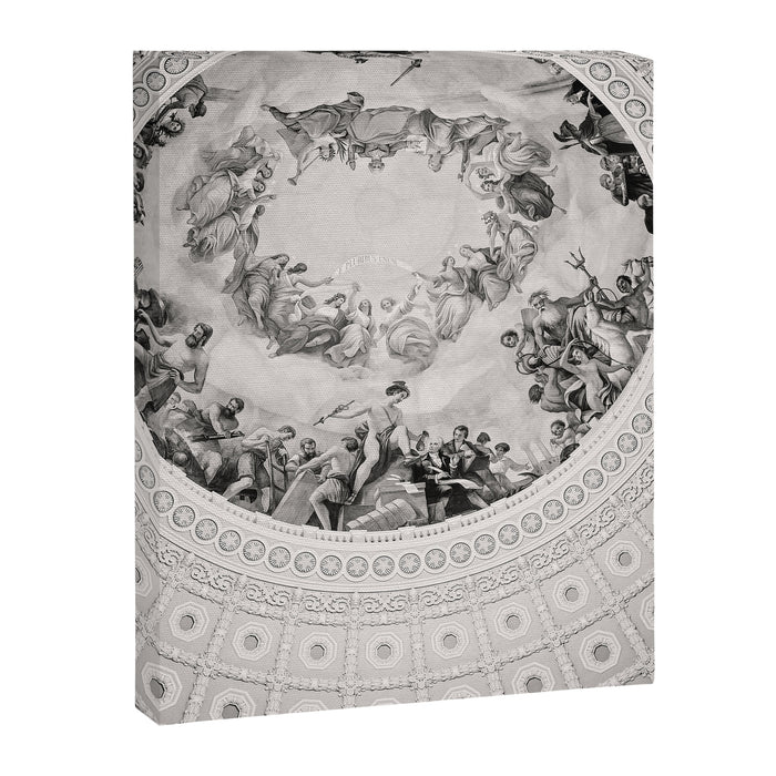 E Pluribus Unum - Capitol Rotunda Washington DC Canvas Print Gallery Image 1