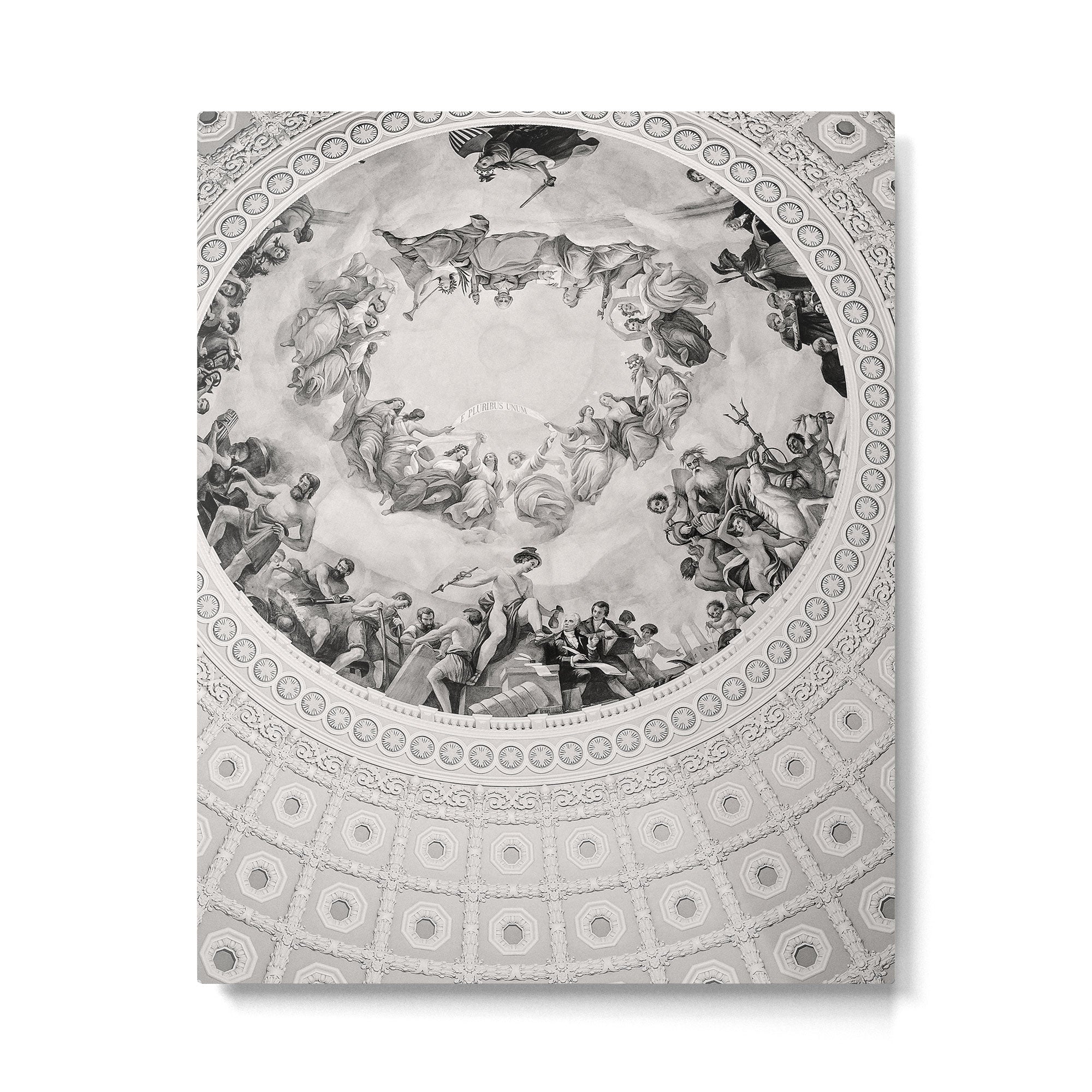 E Pluribus Unum - Capitol Rotunda Washington DC Metal Print Gallery Image 4