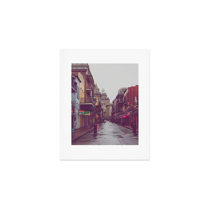 Early Morning on Bourbon Street x New Orleans Photography Art Print Gallery Image 1