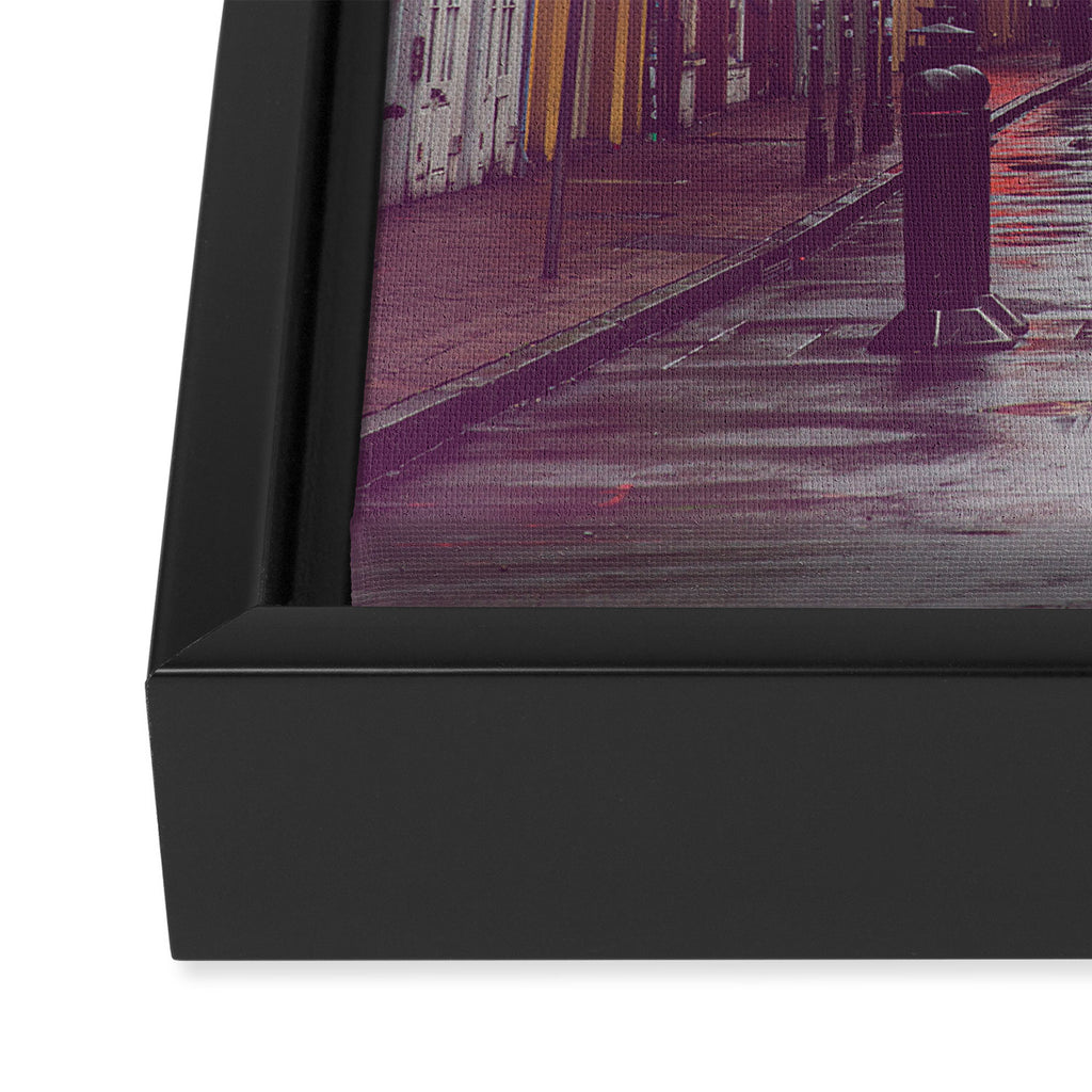 Early Morning on Bourbon Street x New Orleans Photography Framed Canvas Print Gallery Image 3