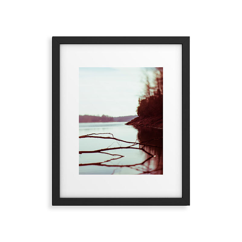 Evening at the Lake x Moody Lake Landscape Photography Framed Art Print Gallery Image 5
