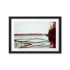 Evening at the Lake x Moody Lake Landscape Photography Framed Art Print Gallery Image 2