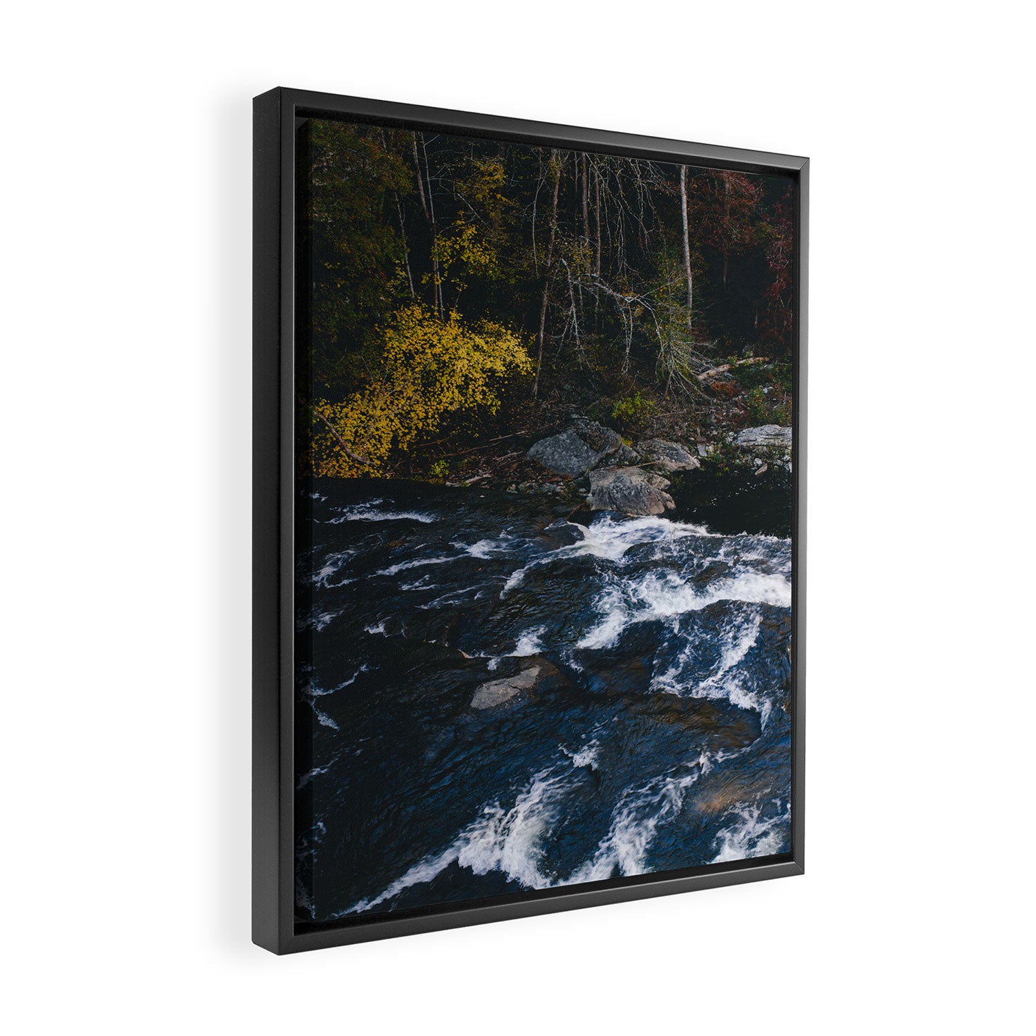 Fall Creek Framed Canvas Print Gallery Image 2
