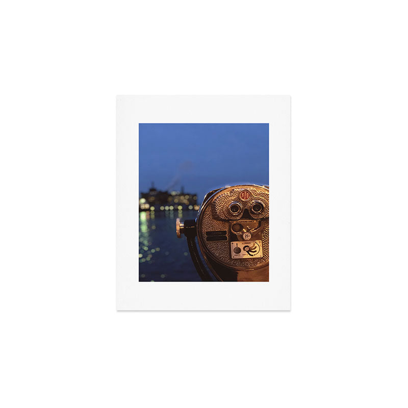 Fell's Point at Night Baltimore Maryland Art Print Gallery Image 1