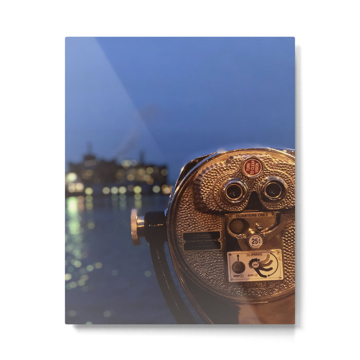 Fell's Point at Night Baltimore Maryland Metal Print Gallery Image 1