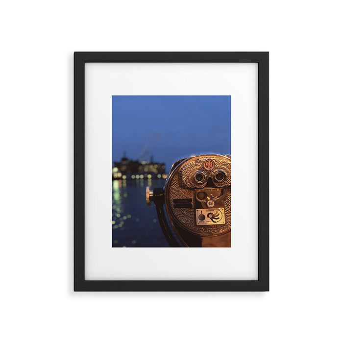 Fell's Point at Night Baltimore Maryland Framed Art Print Gallery Image 1