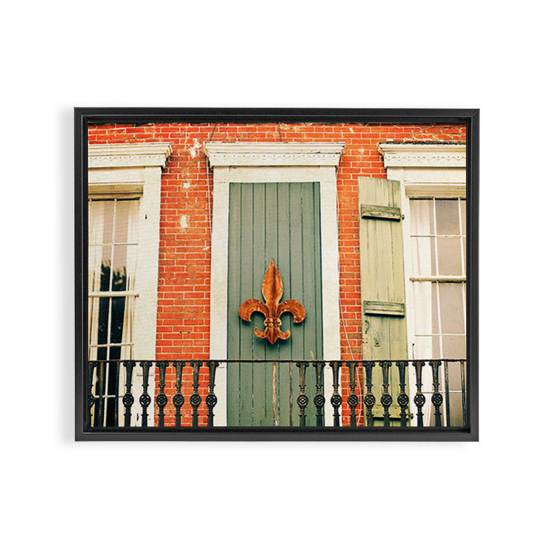 French Quarter Color, No. 5 Framed Canvas Print Gallery Image 6