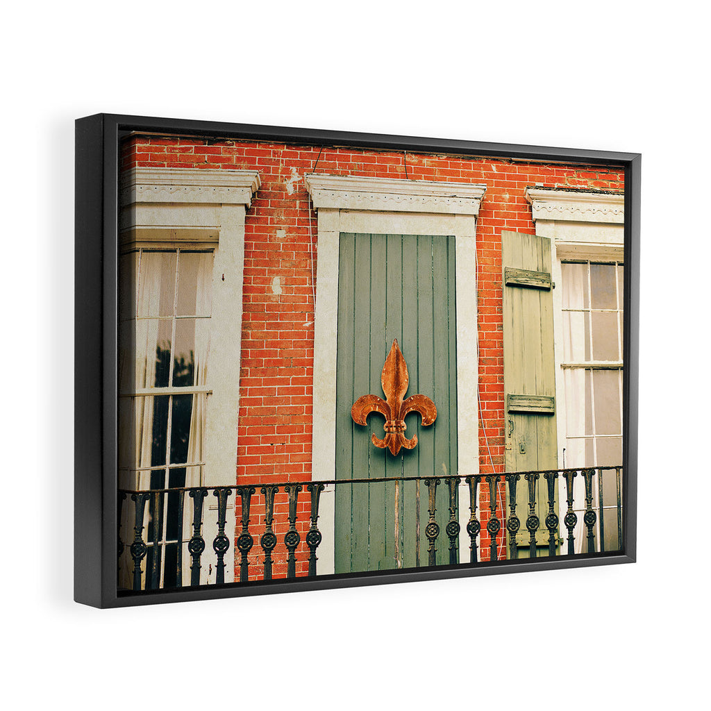 French Quarter Color, No. 5 Framed Canvas Print Gallery Image 2