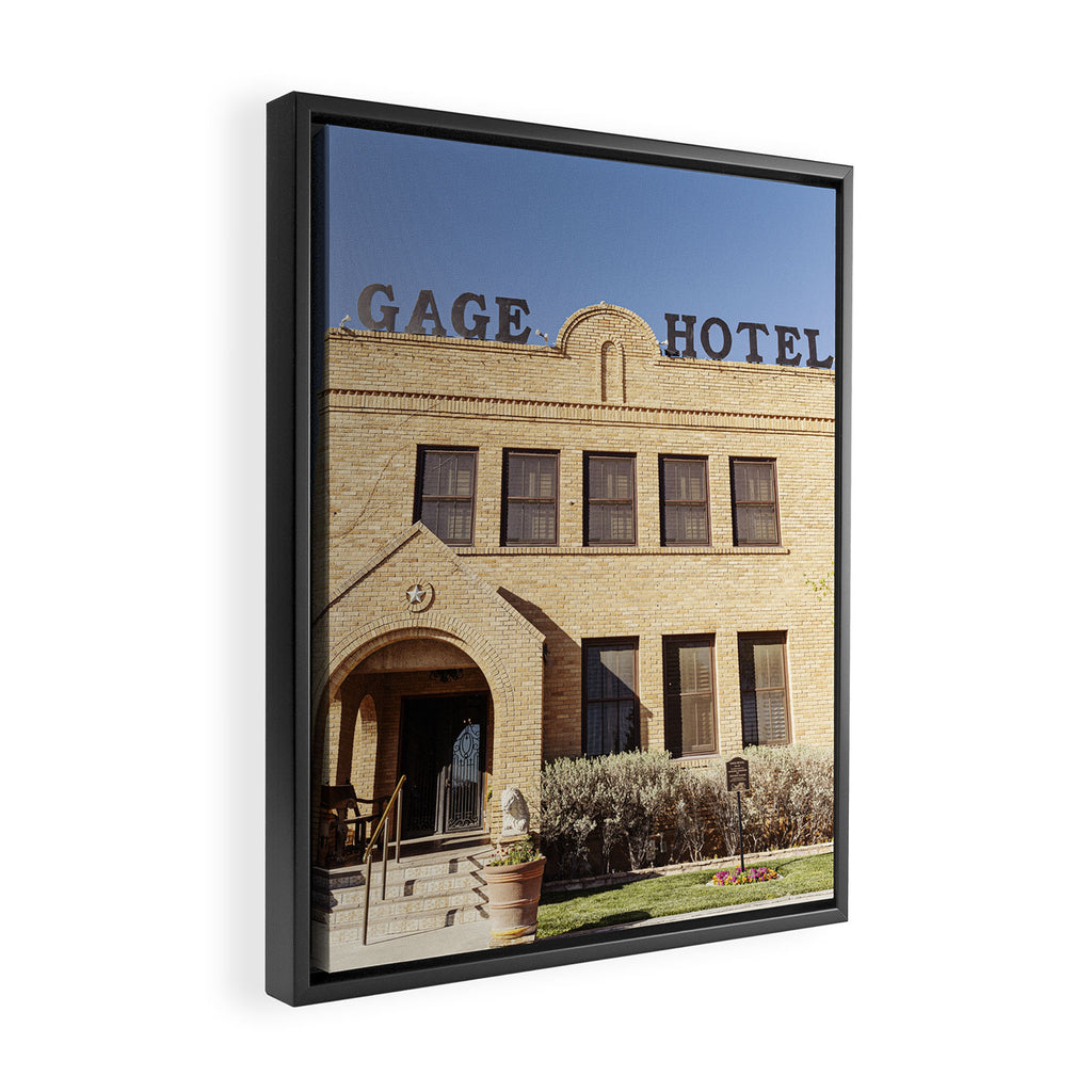 Gage Hotel I x Marathon Texas Photography Framed Canvas Print Gallery Image 2